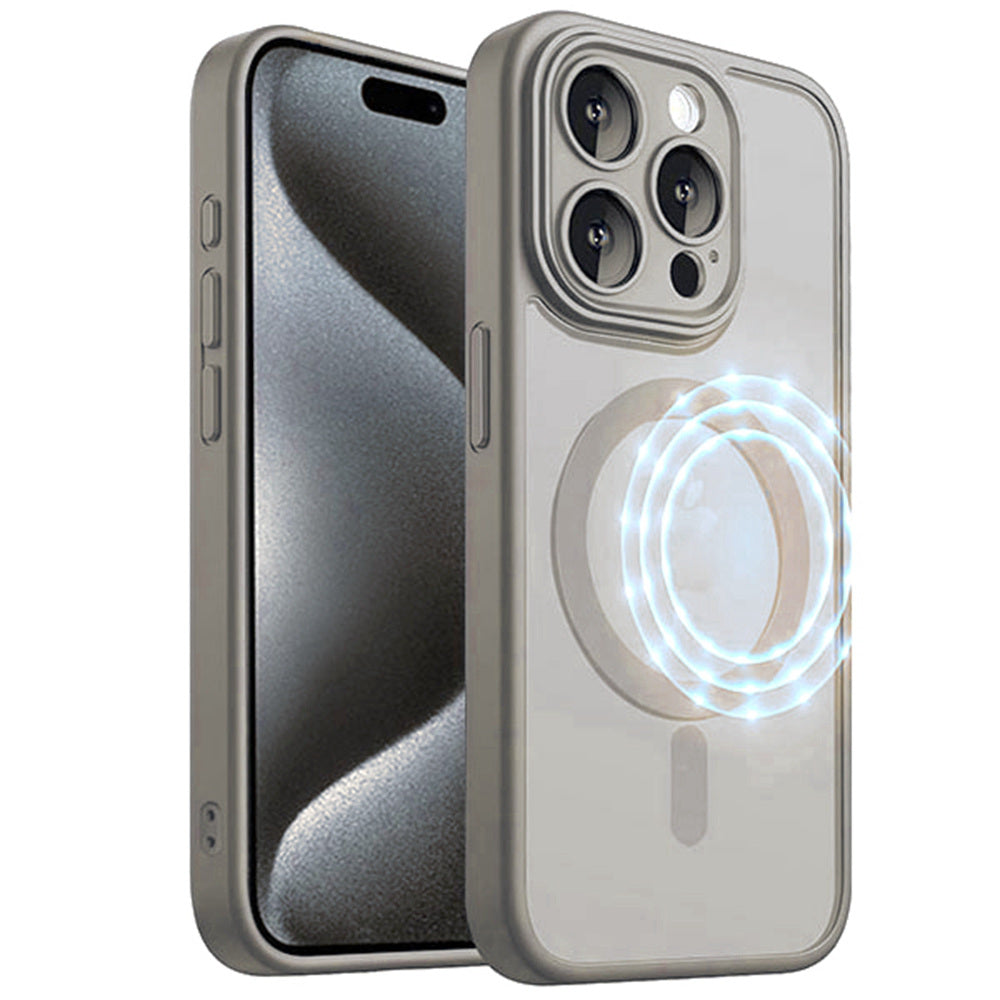 Coque hybride magnétique mate MagSafe pour iPhone 11 Coque hybride magnétique mate MagSafe pour iPhone 11